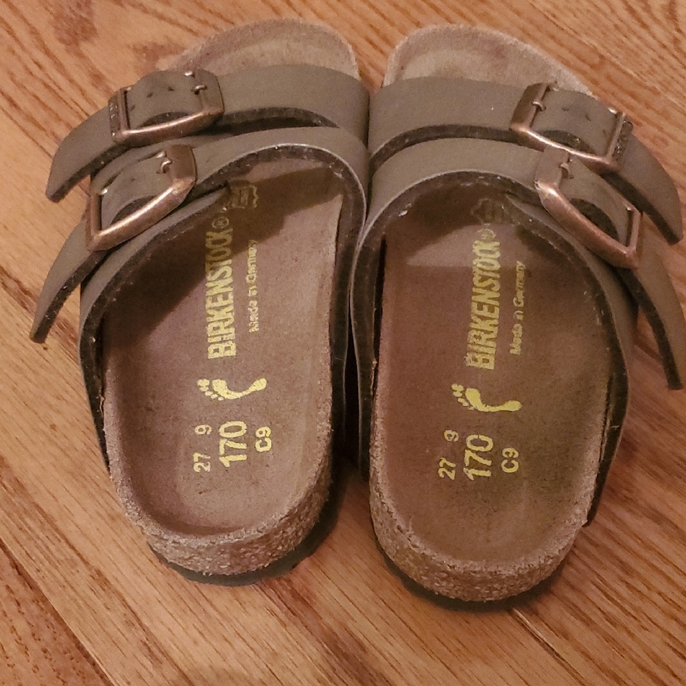 Birkenstock Girls Dark Brown Sandals - Picture 2 of 5